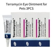 10pcs Paaisye Terramycin eye ointment for cats, dogs & horses Antibiotic Ointment Eye Wipes Tear Stain Remover