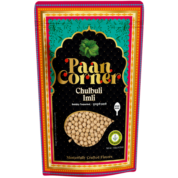 Paan Corner Chulbuli Imli, Bubbly Tamarind Candy, Clean Ingredients, 4.23oz