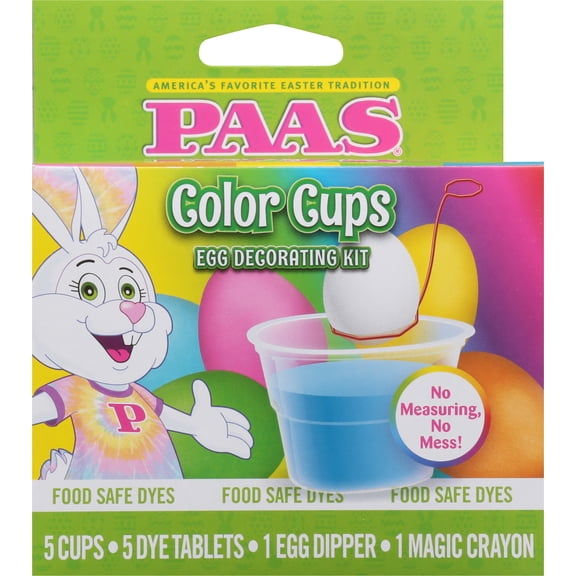 Paas Color Cups Egg Decorating Kit 1 Kit