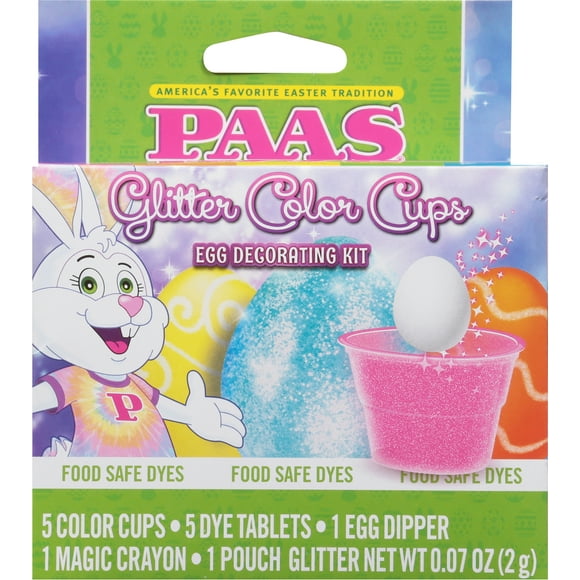 Paas Glitter Color Cups Egg Decorating Kit 1 ea