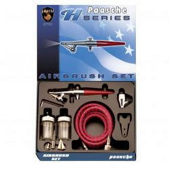 Paasche Airbrush PBH-SET Single Action Airbrush Set-All 3 Heads