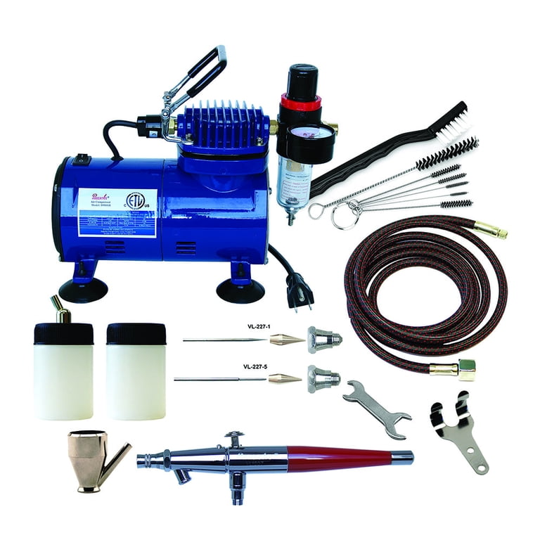 Paasche Airbrush Company Airbrush & Compressor Package: HSET, D500SR, & AC7
