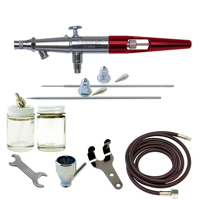 Paasche Airbrush Set with Metal Handle & All Three Heads