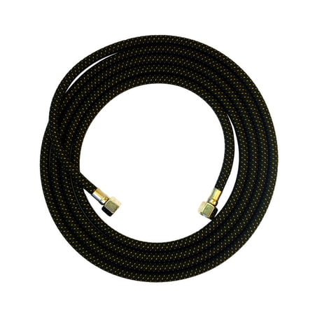 Paasche HL-3-16-25 25 ft. Braided Air Hose with 0.25 in. NPT Couplings