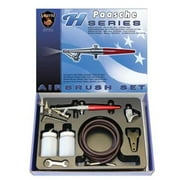 Paasche HS-202S Single Action Airbrush Set with Metal Handle - All Three Heads