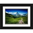 thumbnail image 1 of Pablo De, Juan 18x13 Black Ornate Wood Framed with Double Matting Museum Art Print Titled - Matterhorn Ii, 1 of 4