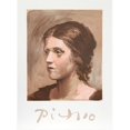 thumbnail image 1 of Pablo Picasso 14534 Olga Picasso- Lithograph on Paper 29 In. x 22 In. - Brown- White, 1 of 1