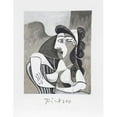 thumbnail image 1 of Pablo Picasso 22597 Femme Accoudee au Fauteuil- Lithograph on Paper 29 In. x 22 In. - Black- White, 1 of 1