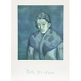 thumbnail image 1 of Pablo Picasso  Buste de Femme - Blue-Green-White - Lithograph on Paper 29 In. x 22 In., 1 of 1
