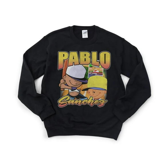 Pablo Sanchez Backyard Baseball Sports Vintage Retro Video Game Legend Fan Sweatshirt, for men & women, up to size 5XL