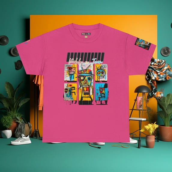 Pablo x Jean Abstract Energy T-Shirt Unisex Heavy Cotton Tee