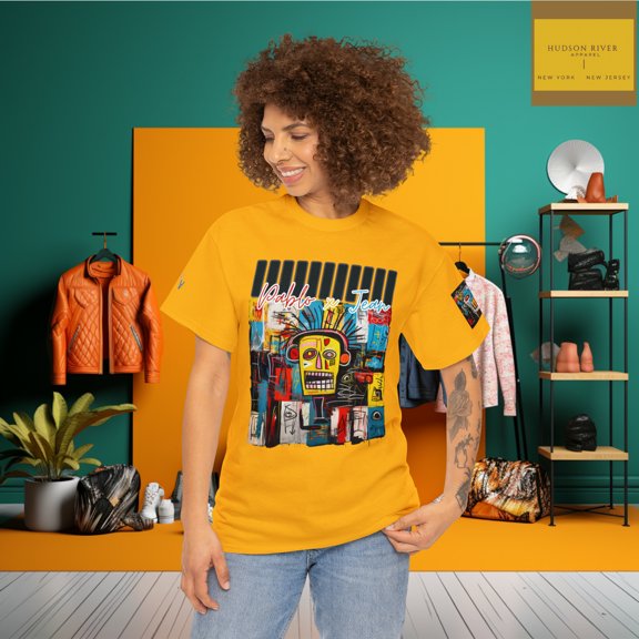 Pablo x Jean Harmonizes Abstract Energies T-Shirt Unisex Heavy Cotton Tee