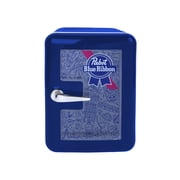 Pabst Blue Ribbon 5L 9-Can Mini Fridge, Blue