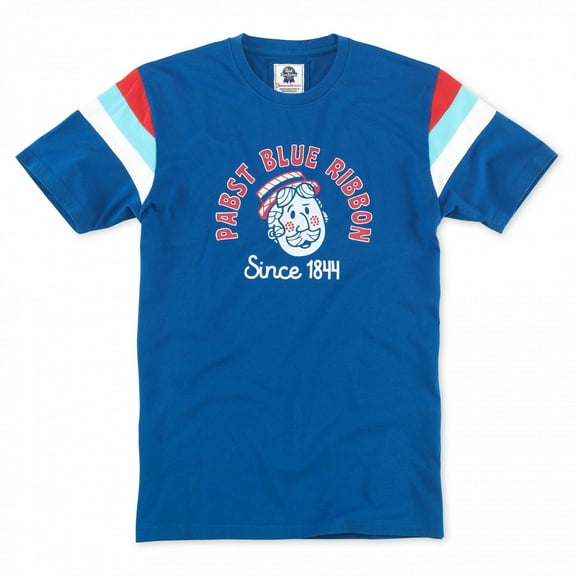 Pabst Blue Ribbon Barber Since 1844 T-Shirt-Small