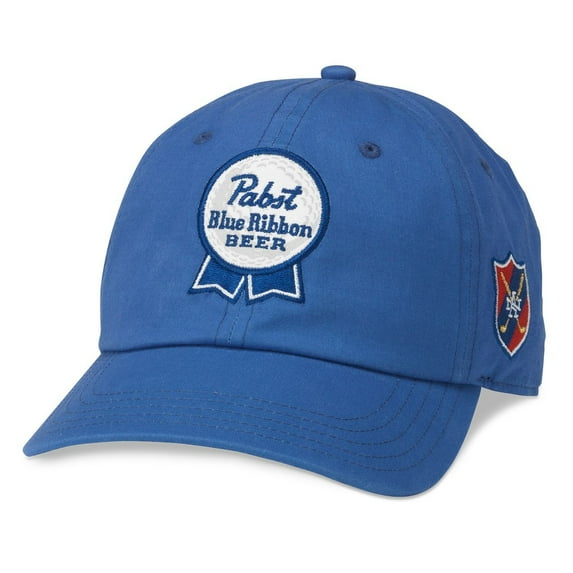 Pabst Blue Ribbon Beer Embroidered Logo Adjustable Hat
