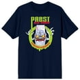 thumbnail image 1 of Pabst Blue Ribbon Beer Monster In Slimy Circle Crew Neck Short Sleeve Navy Men's T-shirt-Medium, 1 of 3