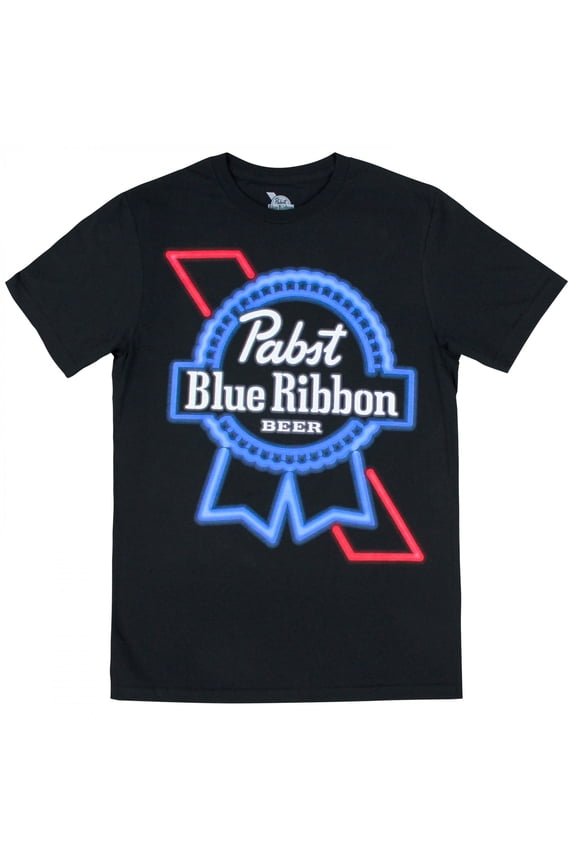 Beer Neon Sign Logo T-Shirt-Large