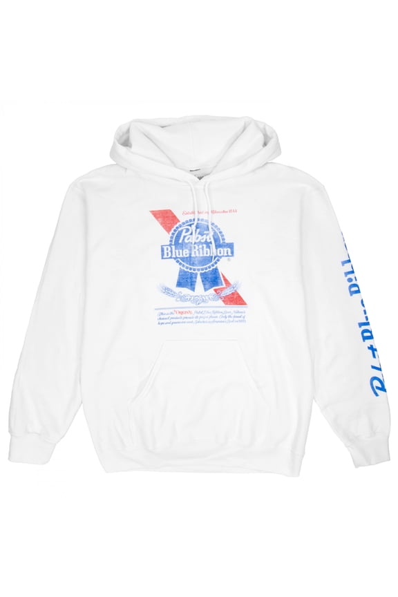 Distressed Classic Logo Pullover Hoodie-Small