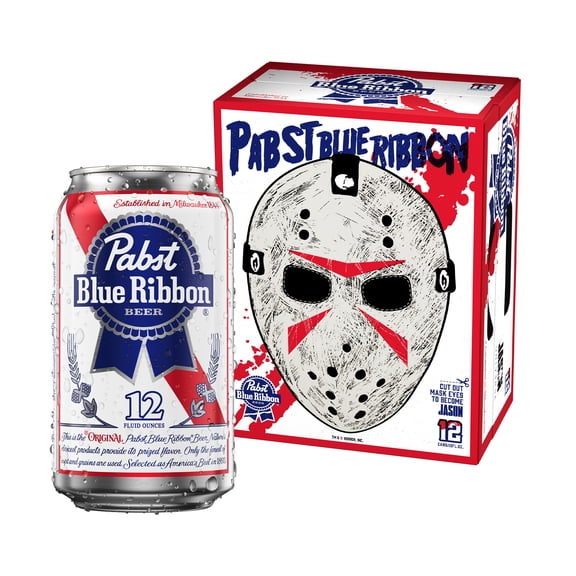 Pabst Blue Ribbon Beer, 12 pack, 12 fl oz Aluminum Cans, 4.7% ABV, Domestic Lager