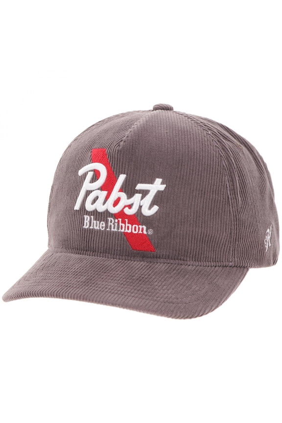 Grey Corduroy 5-Panel Trucker Hat