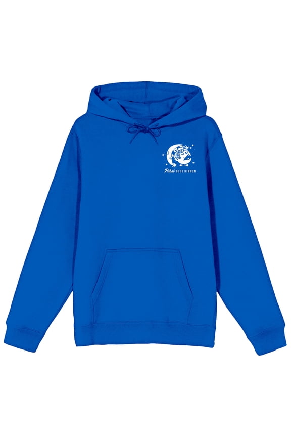 Pabst Blue Ribbon Holiday Special Edition Men's Royal Blue Hoodie