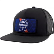 Hooey Mens Pabst Blue Ribbon Black Trucker Cap 2575T-BK