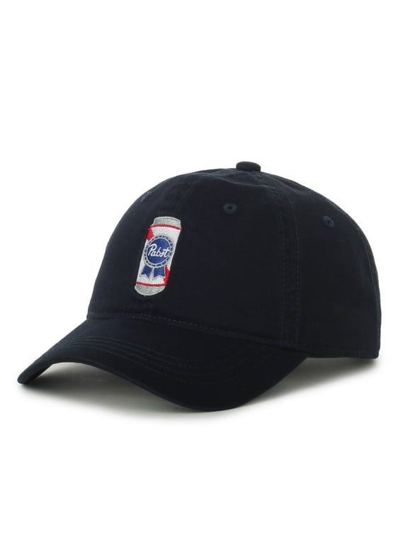 Logo Unstructured Dad Hat, Navy, Heavy Washed Low Profile Cap