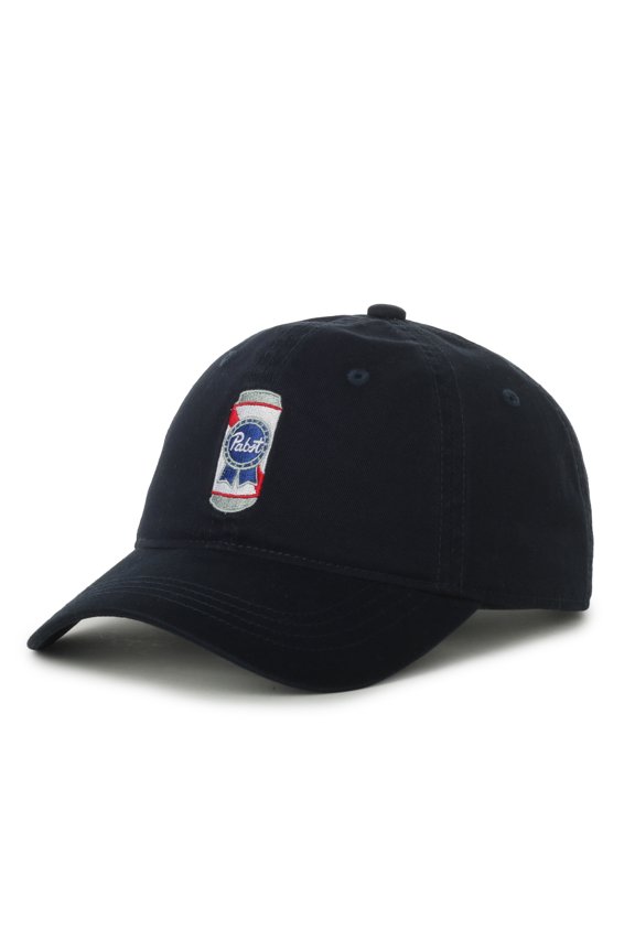 Logo Unstructured Dad Hat, Navy, Heavy Washed Low Profile Cap