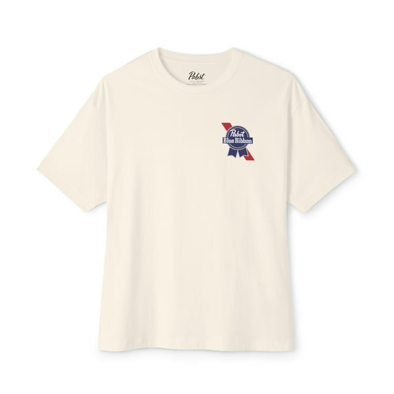 Pabst Blue Ribbon Officially Licensed Fashion Boxy Tee (Unisex)