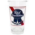 thumbnail image 1 of Pabst Blue Ribbon Logo 16.9oz Pint Glass, 1 of 1