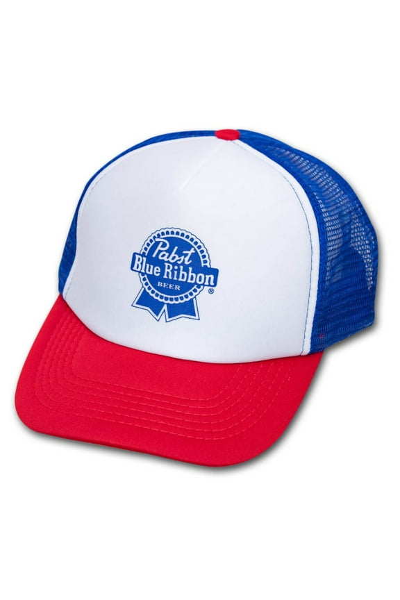 (PBR) Trucker Hat - Red, White and Blue