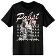 thumbnail image 1 of Pabst Blue Ribbon Patriotic Beer Men's Black Short-Sleeve Tee-XXL, 1 of 4