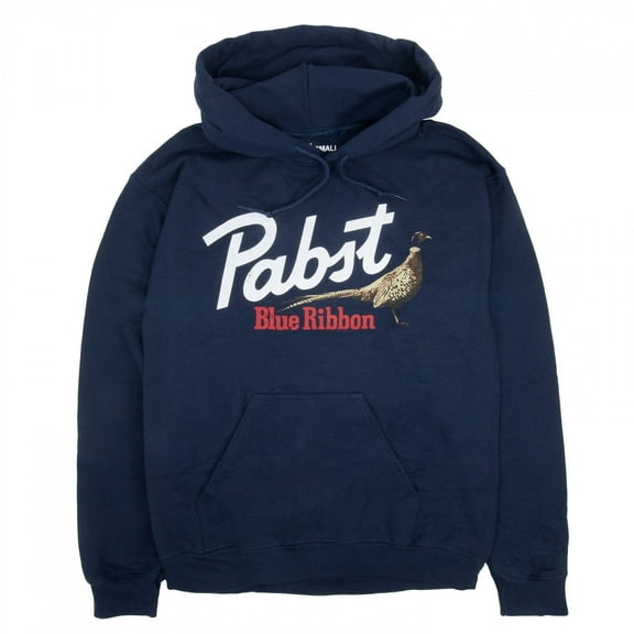 Pabst Blue Ribbon Pheasant Navy Colorway Hoodie-Small