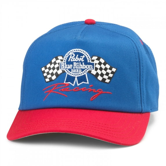 Pabst Blue Ribbon Racing Snapback Hat