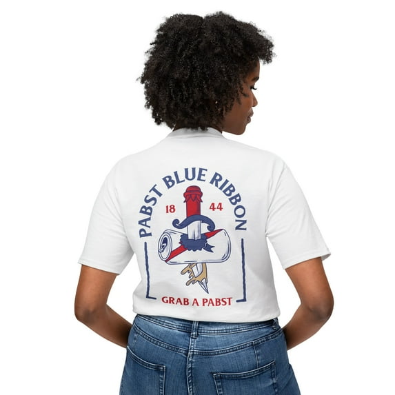 Pabst Blue Ribbon Tattoo HD Cotton T-shirt (Unisex)