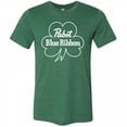 thumbnail image 1 of Pabst Blue Ribbon Text Logo with Shamrock Saint Patrick's Day T-Shirt-XLarge, 1 of 1