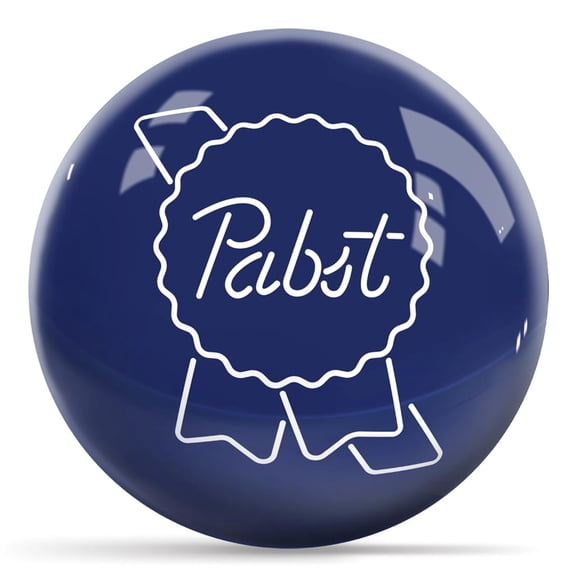 Pabst Blue Ribbon V1 Bowling Ball - Blue 12lbs