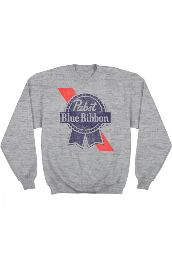 Vintage Distressed Ribbon Sash Logo Sweatshirt-Small