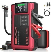 Pabulum 4500A Jump Starter with Air Compressor,12V Car Battery Booster & 150PSI Tire Inflator for 8.5L Gas/7.0L Diesel