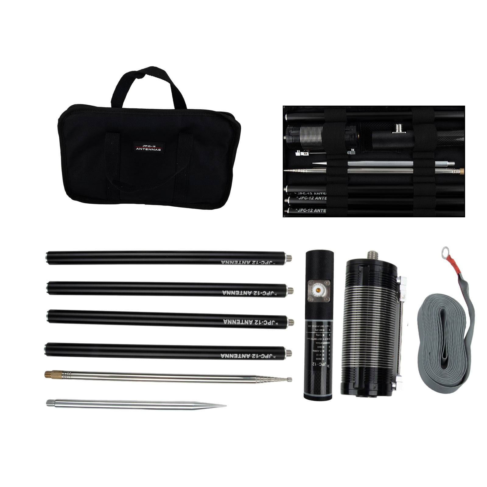 Pac12 7Mhz50Mhz 100W 8 Hf Portable Rhortwave Gp Antenna Qrp for Ham