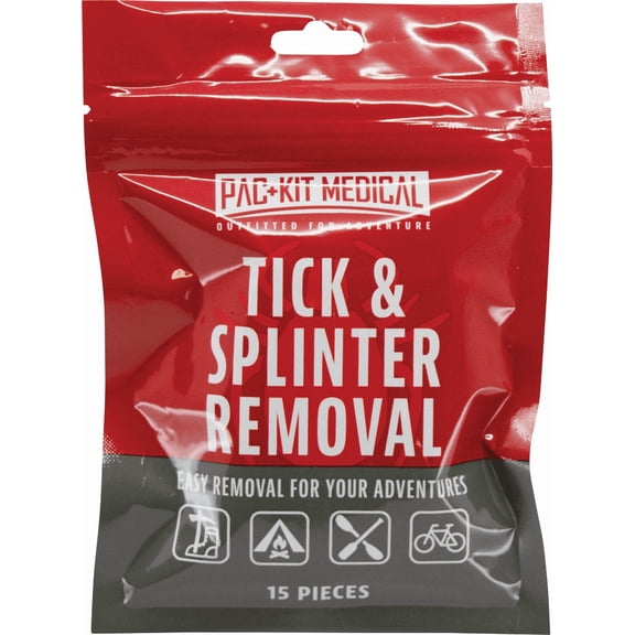 Pac-Kit Medical 15-Piece Tick & Splinter Removal Kit - Single Pack Residential Use, Standard Application