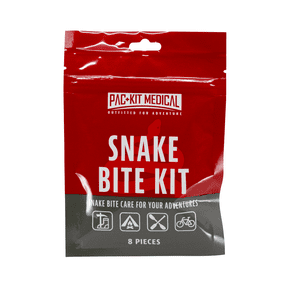 Pac-Kit Medical Snake Bite Treatment Pack, Compact 8-Piece Outdoor First Aid Kit for Emergency Response