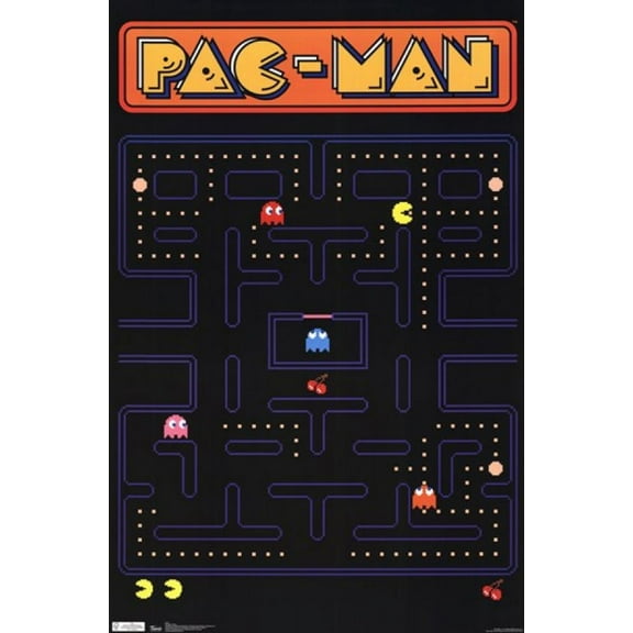 Pac-Man - Board Laminated Poster Print (24 x 36)
