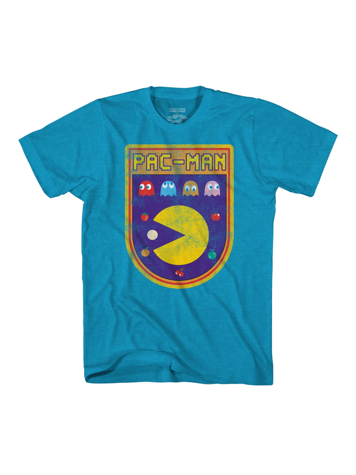 Pac-Man Boys Short Sleeve T-Shirt , Sizes 4-18