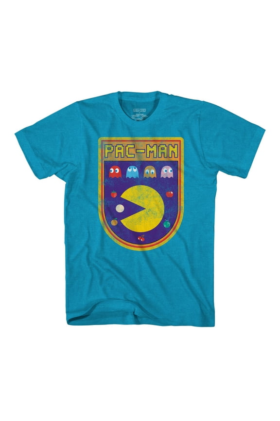 Pac-Man Boys Short Sleeve T-Shirt , Sizes 4-18