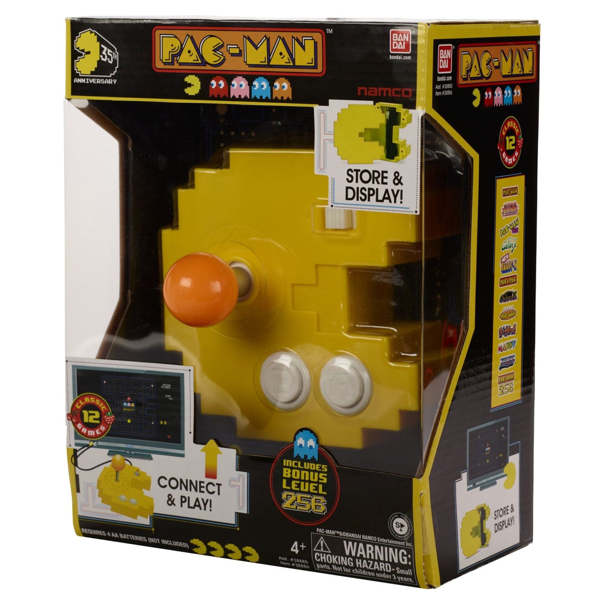  Namco Ms. Pac-Man Plug & Play with 5 TV Games : Toys