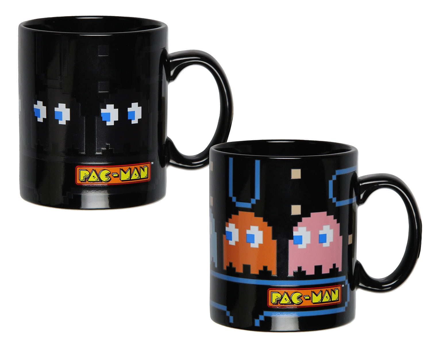 PacMan Heat Reactive Color Changing 16 Oz. Tea Coffee Mug Cup