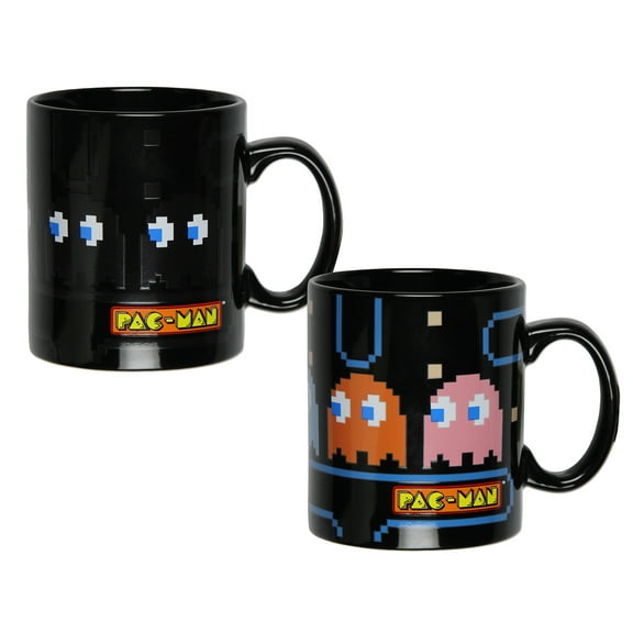 Pac-Man Heat Reactive Color Changing 16 Oz. Tea Coffee Mug Cup