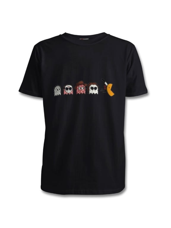 Pac Man & Horror Movies - Horror Mashup T Shirt