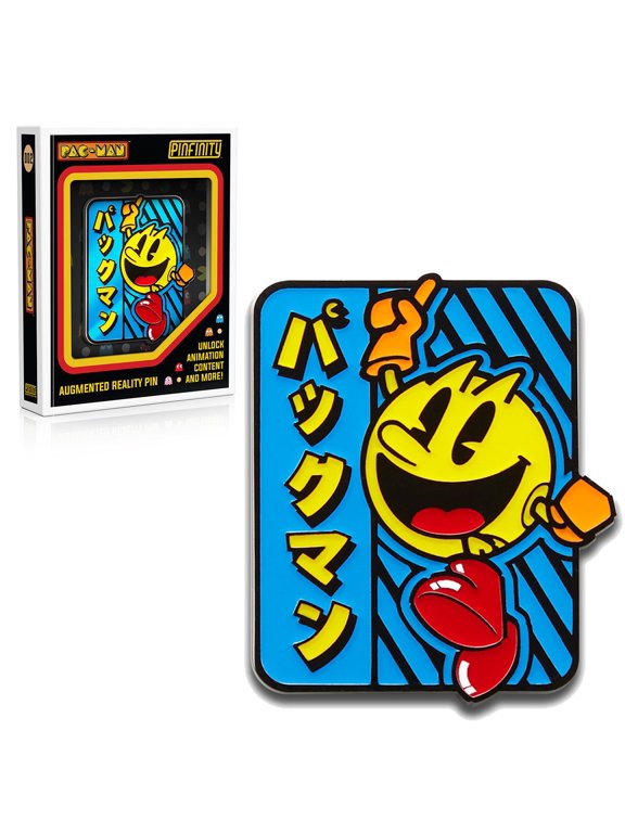 Pac-Man Import Augmented Reality Enamel Pin